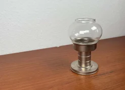 Deutscher Vintage Kerzenhalter mit Laterne von Föhl