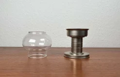 Deutscher Vintage Kerzenhalter mit Laterne von Föhl