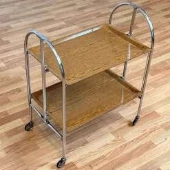 Deutscher Vintage Servierwagen, 1970er