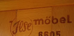 Deutscher Zeitungsständer aus Buche von Ilse Möbel, 1950er