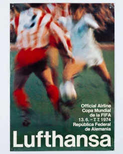 Deutsches Fifa WM Poster, 1974