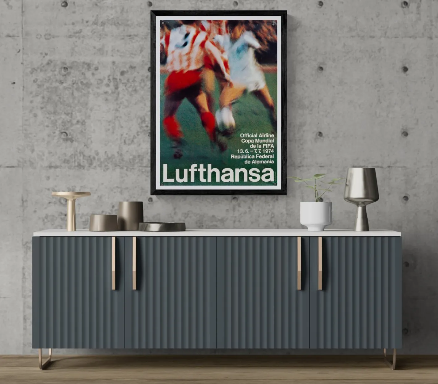 Deutsches Fifa WM Poster, 1974