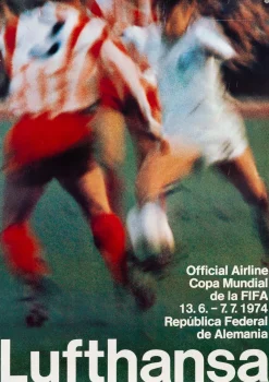 Deutsches Fifa WM Poster, 1974