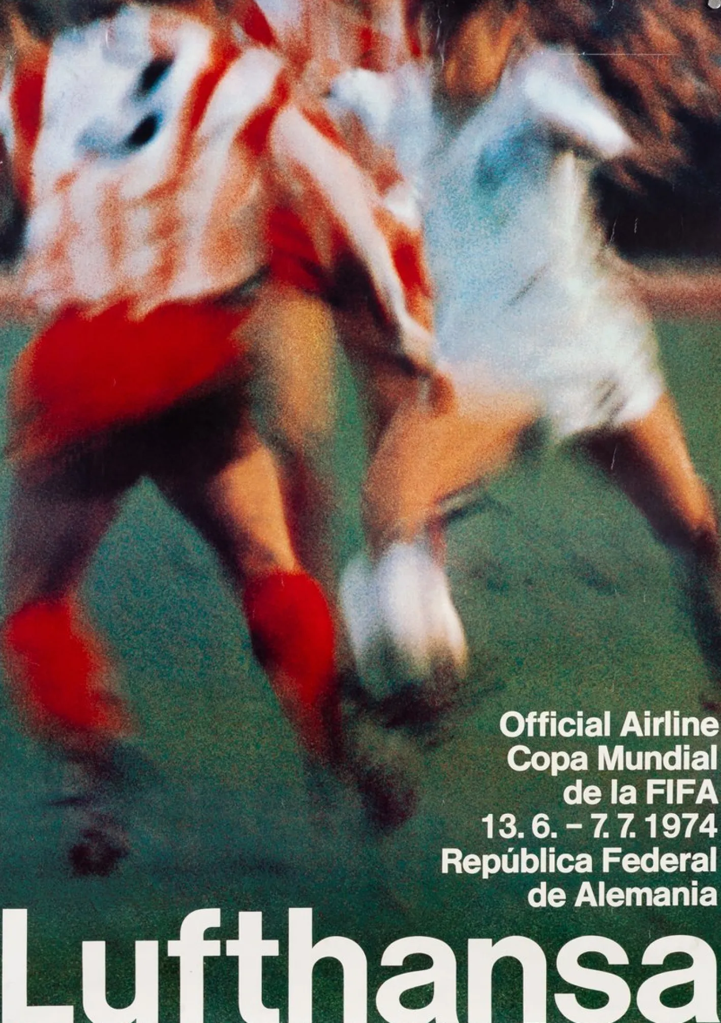Deutsches Fifa WM Poster, 1974