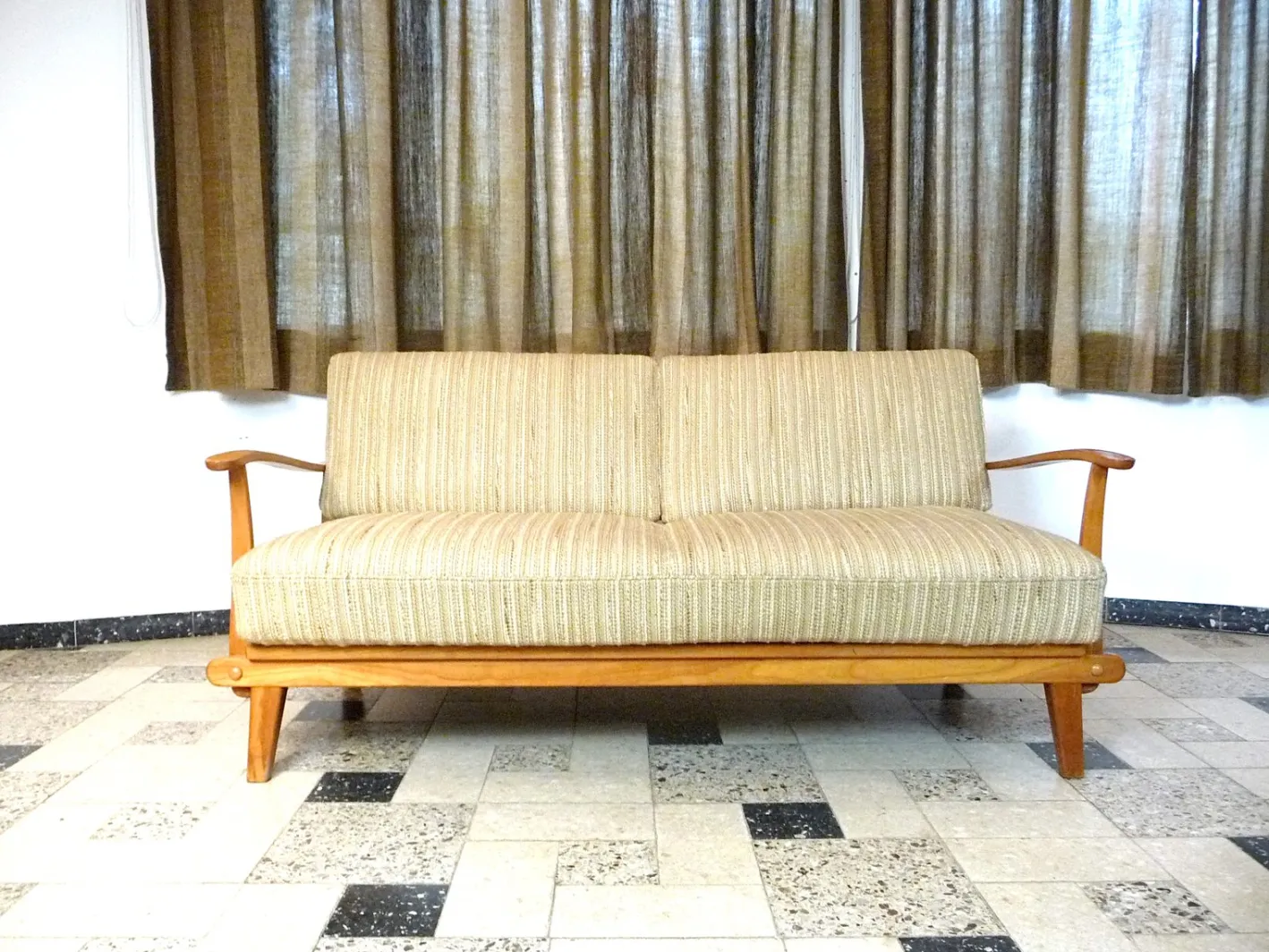 Deutsches Mid-Century Tagesbett von Wilhelm Knoll, 1950er