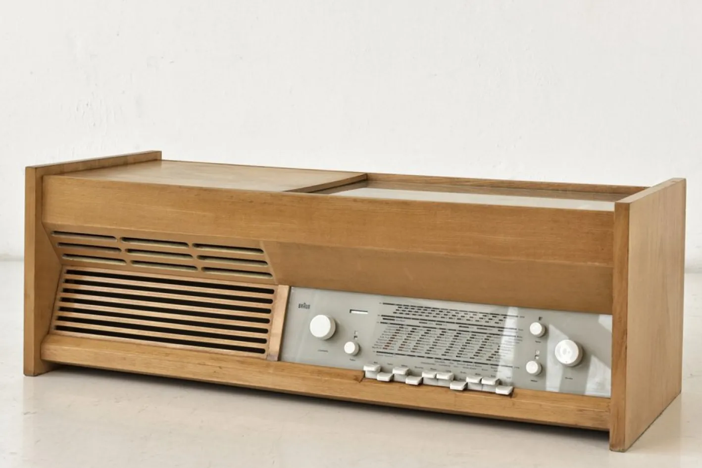 Deutsche Stereo Radio Phono Kombination von Hans Gugelot für Braun, 1958