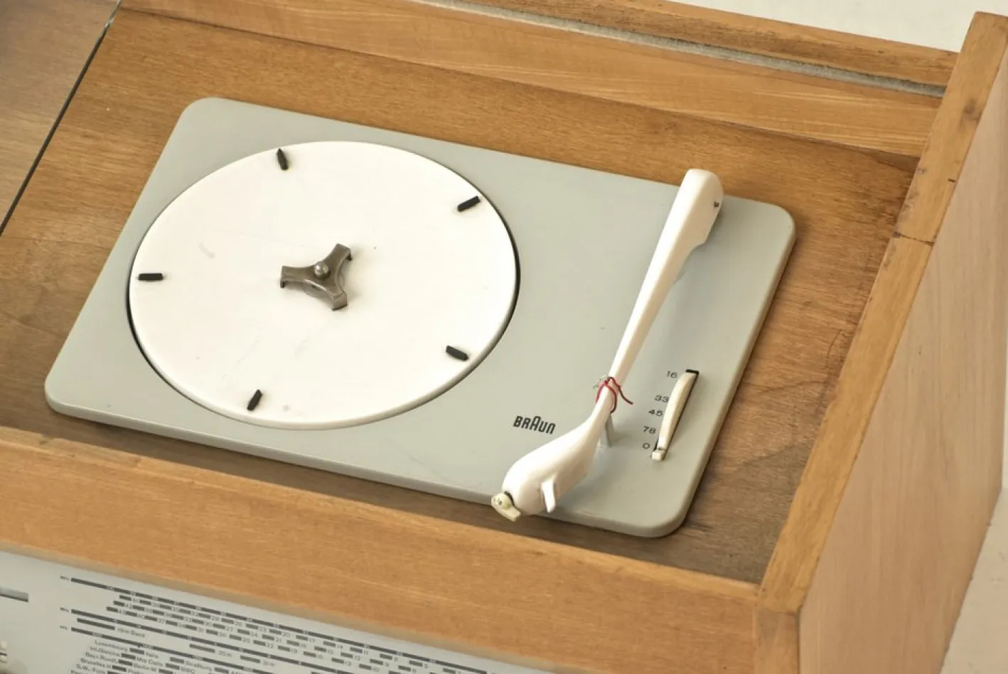 Deutsche Stereo Radio Phono Kombination von Hans Gugelot für Braun, 1958