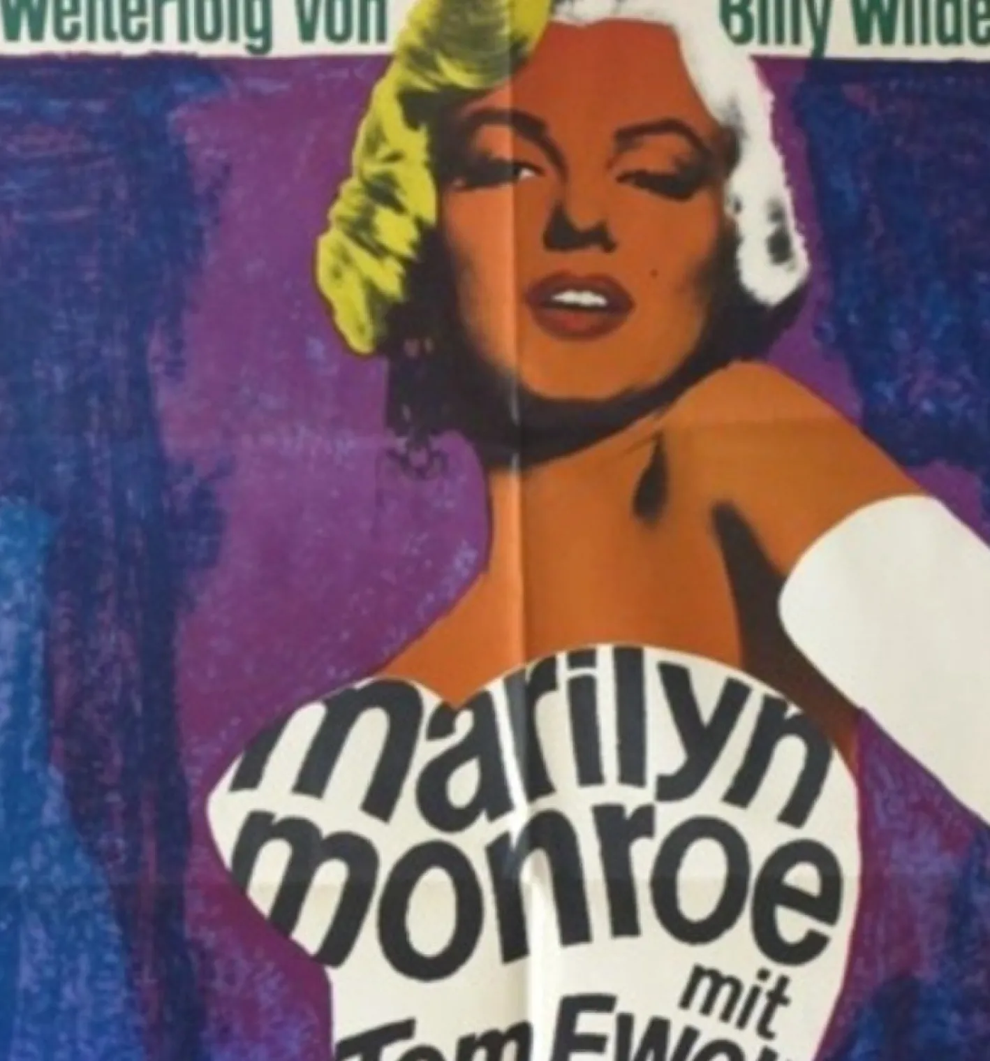 Deutsches Vintage Das Verflixte 7. Jahr Poster, 1965