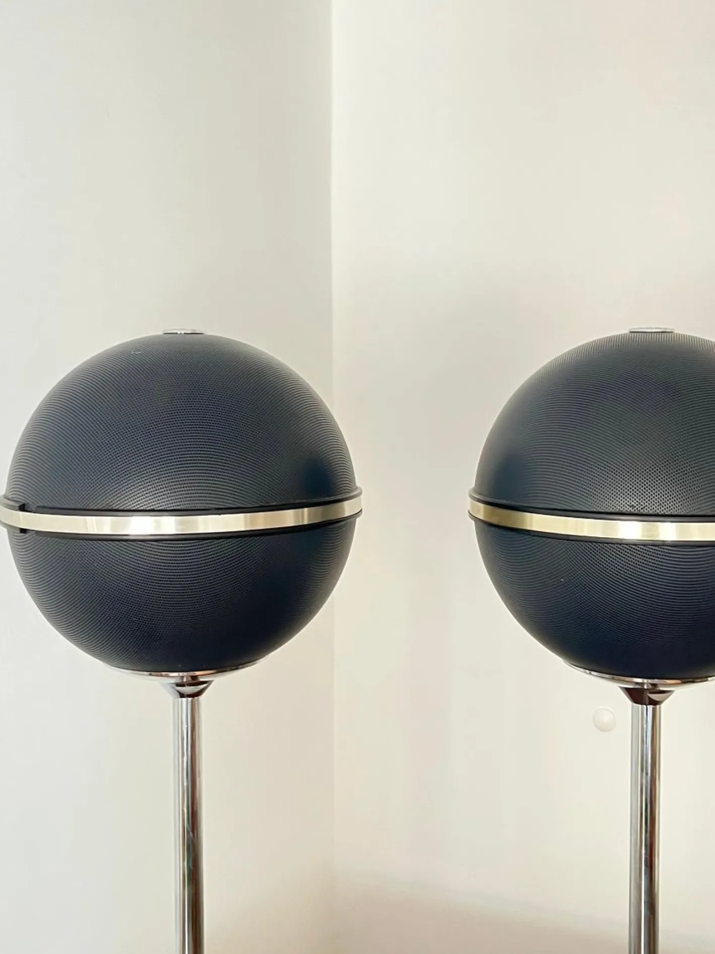 Deutsche Vintage Audiorama 7000/8000 Kugelförmige Lautsprecher von Grundig, 1970er, 2er Set