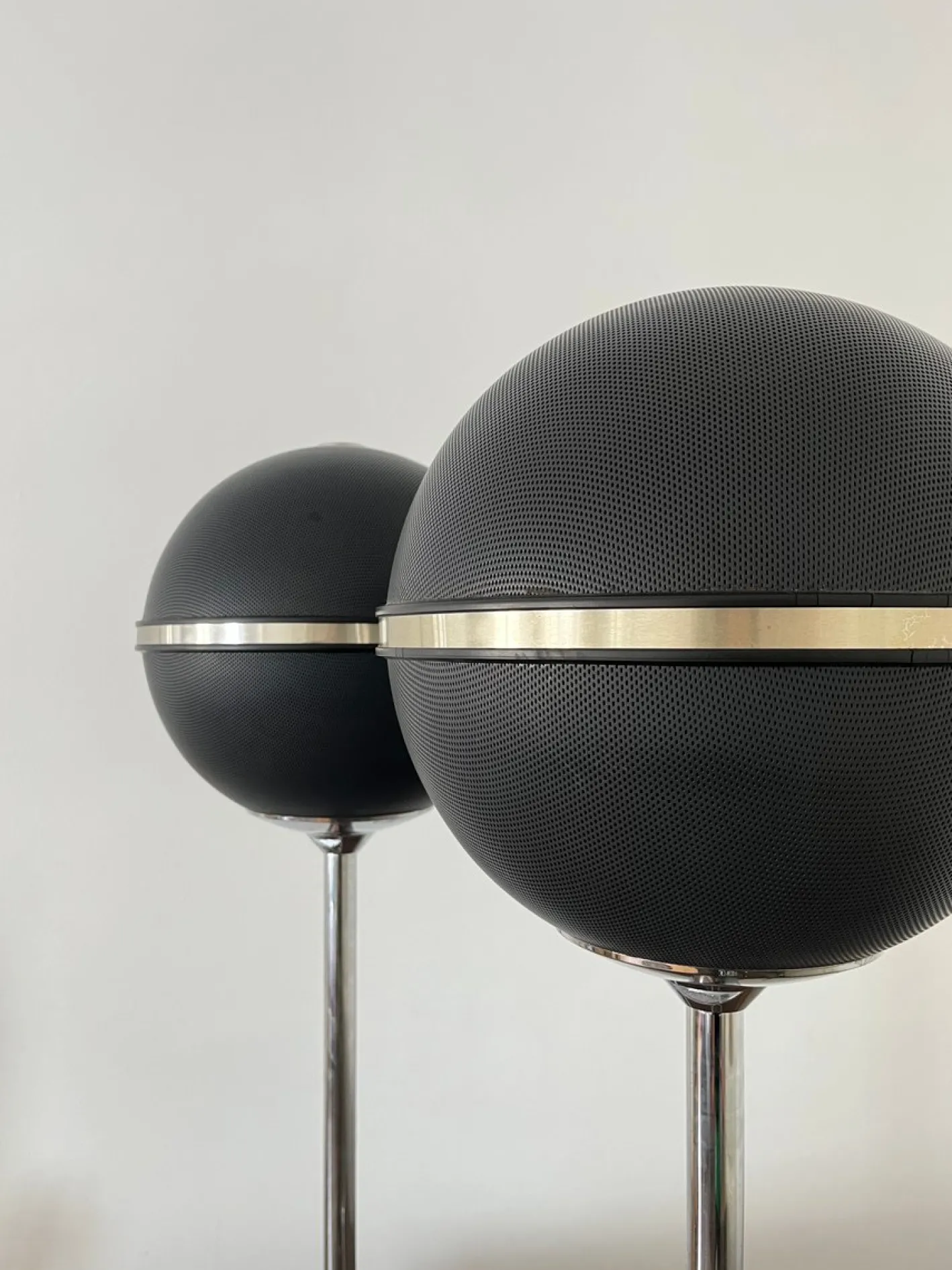 Deutsche Vintage Audiorama 7000/8000 Kugelförmige Lautsprecher von Grundig, 1970er, 2er Set