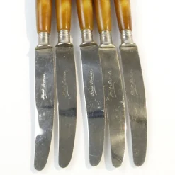 Deutsche Vintage Bakelit Messer, 1950er, 5er Set
