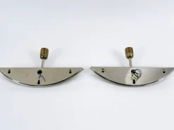 Deutsche Wandlampen Vega von Florian Schulz, 1990er, 2er Set