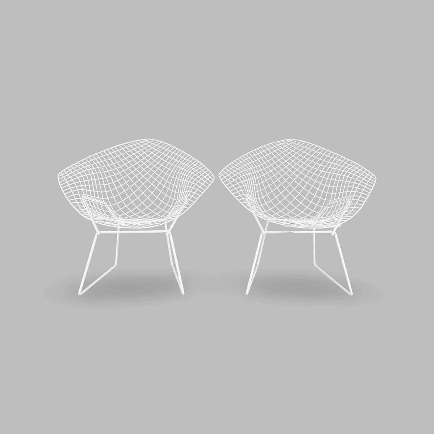 Diamond Chairs von Knoll International, 2er Set