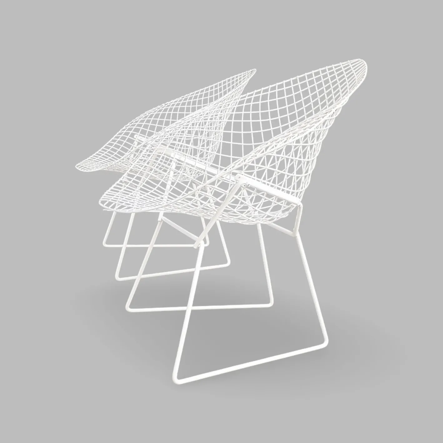 Diamond Chairs von Knoll International, 2er Set
