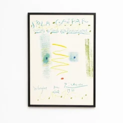 Dibujos De Picasso, 1961, Lithografie Poster, gerahmt, Limitierte Auflage