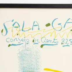 Dibujos De Picasso, 1961, Lithografie Poster, gerahmt, Limitierte Auflage