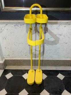 Diener / Handtuchhalter von Metalplastica Lucchese, Italien, 1980er