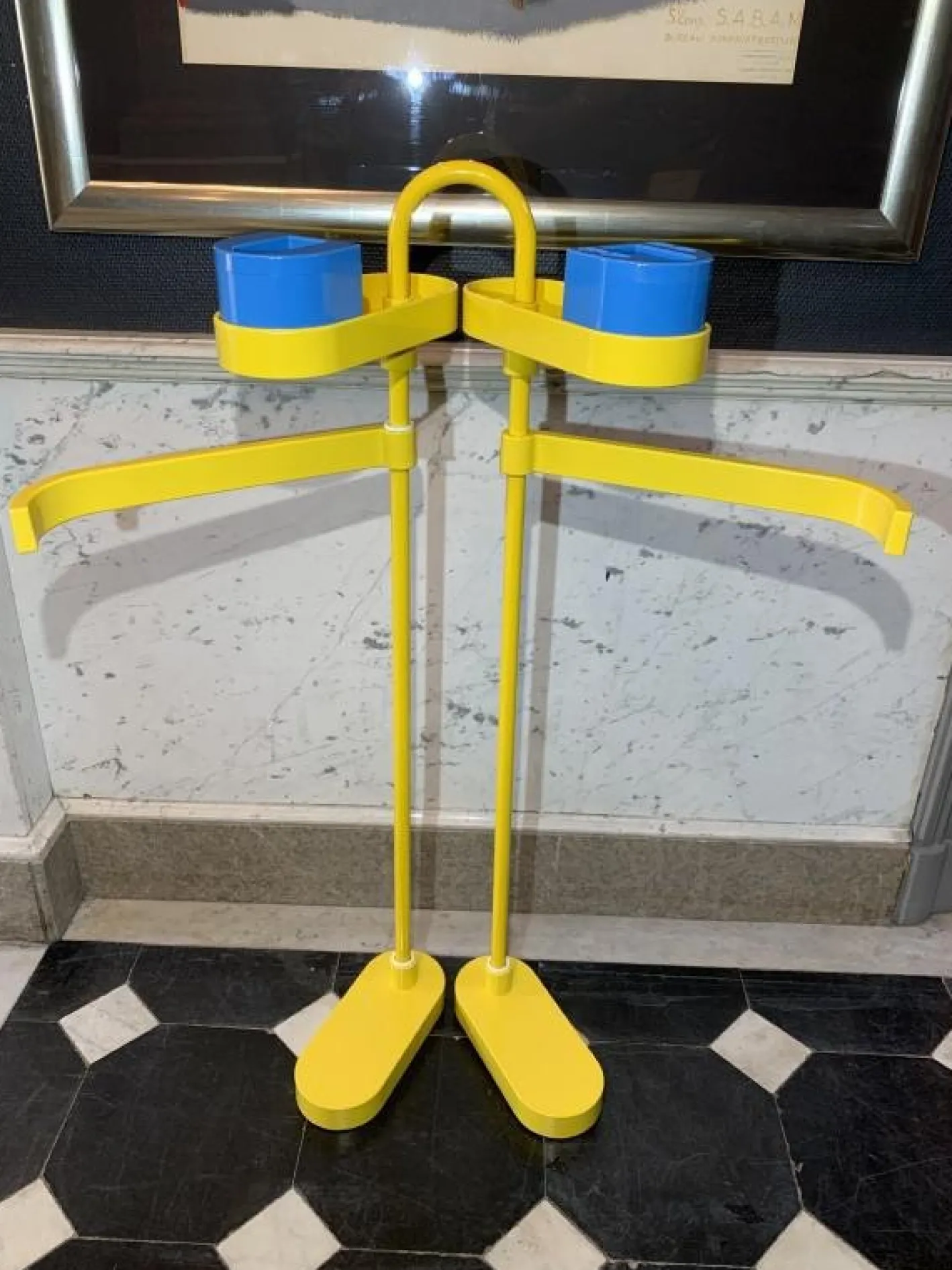 Diener / Handtuchhalter von Metalplastica Lucchese, Italien, 1980er