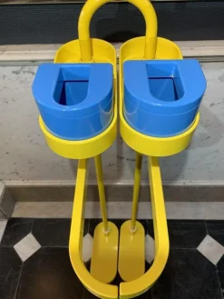 Diener / Handtuchhalter von Metalplastica Lucchese, Italien, 1980er