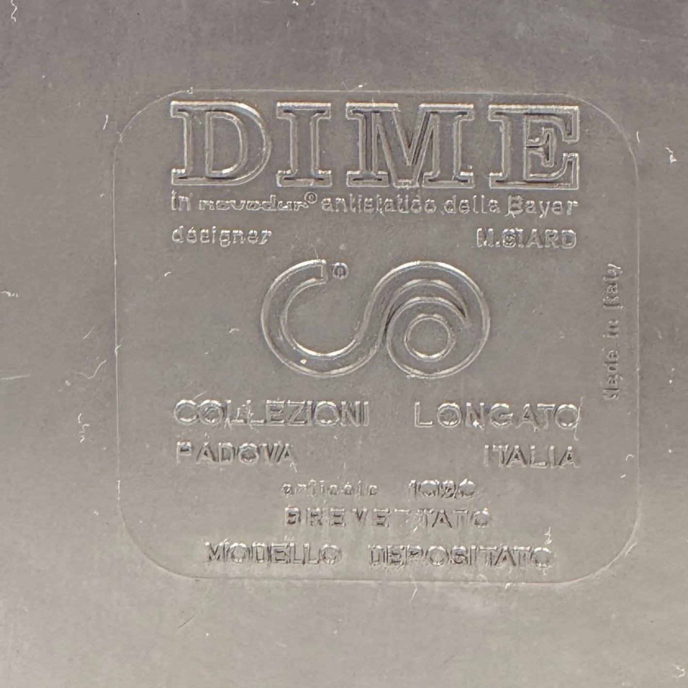 Dime Rolling Aufbewahrungsbehälter von Marcello Siard für Collezioni Longato, Italien, 1970er