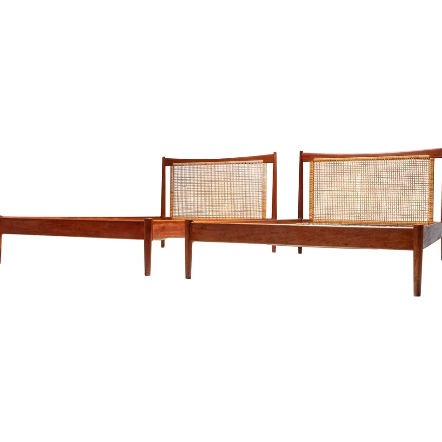 Dänische Betten von Børge Mogensen für Søborg Møbelfabrik, 1950er, 2er Set