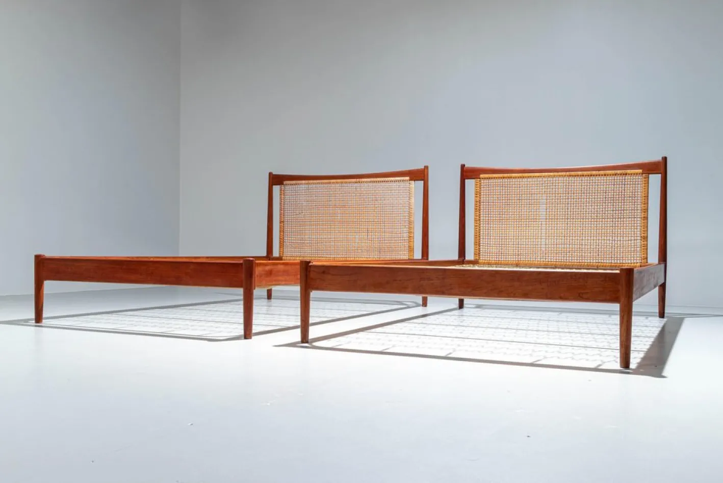 Dänische Betten von Børge Mogensen für Søborg Møbelfabrik, 1950er, 2er Set