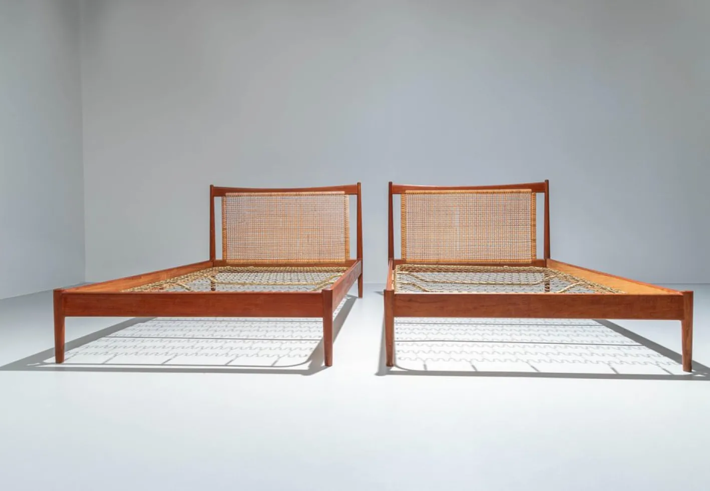 Dänische Betten von Børge Mogensen für Søborg Møbelfabrik, 1950er, 2er Set