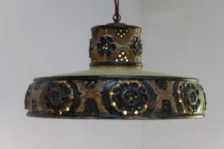 Dänische Hängelampe aus Steingut von Jette Hellerøe, 1960er