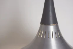 Dänische Mid-Century Aluminium Hängelampe von Jo Hammerborg für Fog & Mørup, 1960er