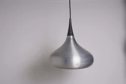 Dänische Mid-Century Aluminium Hängelampe von Jo Hammerborg für Fog & Mørup, 1960er