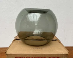 Dänische Mid-Century Modern Hängelampe aus Glas von Nordisk Solar, 1960er