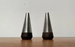 Dänische Mid-Century Pfeffer- & Salzstreuer von A&B Lundtofte, 1960er, 2er Set