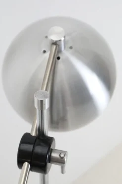 Dänische Mid-Century Stehlampe mit Doppelleuchte, 1970er