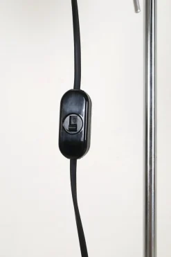 Dänische Mid-Century Stehlampe mit Doppelleuchte, 1970er