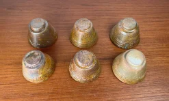 Dänische Mid-Century Studio Schnapsgläser, 1960er, 6 . Set
