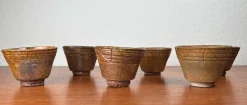 Dänische Mid-Century Studio Schnapsgläser, 1960er, 6 . Set