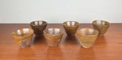 Dänische Mid-Century Studio Schnapsgläser, 1960er, 6 . Set