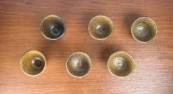 Dänische Mid-Century Studio Schnapsgläser, 1960er, 6 . Set