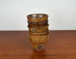 Dänische Mid-Century Studio Schnapsgläser, 1960er, 6 . Set