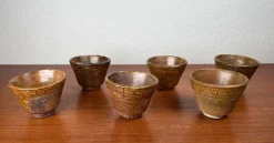 Dänische Mid-Century Studio Schnapsgläser, 1960er, 6 . Set