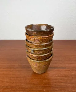 Dänische Mid-Century Studio Schnapsgläser, 1960er, 6 . Set