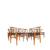 Dänische Modell Ch 24 Wishbone Esszimmerstühle von Hans Wegner für Carl Hansen & Son, 1970er, 10er Set