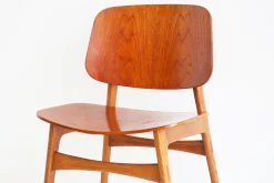 Dänische Modell 155 Schalen Stühle von Børge Mogensen für Soborg, 1950, 6er Set