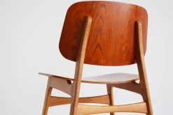 Dänische Modell 155 Schalen Stühle von Børge Mogensen für Soborg, 1950, 6er Set