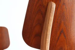 Dänische Modell 155 Schalen Stühle von Børge Mogensen für Soborg, 1950, 6er Set