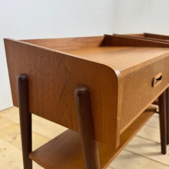 Dänische Nachttische aus Teak, 1960er, 2er Set