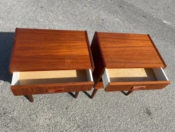 Dänische Nachttische aus Teak, 1967, 2er Set