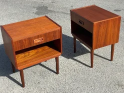 Dänische Nachttische aus Teak, 1967, 2er Set