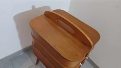 Dänische Nähkiste aus Teak, 1960er