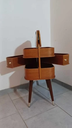 Dänische Nähkiste aus Teak, 1960er